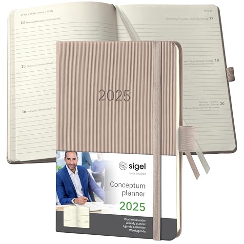 SIGEL C2561 Conceptum Agenda settimanale 2025, circa A6... - Fournitures Bureau Amazon Italie à 6.93€