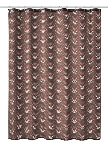 Kleine Wolke Bow Duschvorhang TXT Nussbraun, 180x200 cm - Maison & Cuisine Amazon Allemagne à 11.91€
