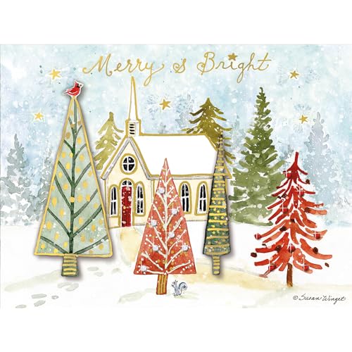 Lang Merry & Bright Blessings Luxe Tarjetas de Navidad... - Loisirs Créatifs Amazon Espagne à 31.05€