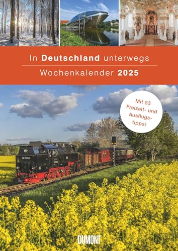 DUMONT - In Deutschland unterwegs Wochenkalender 2025... - Fournitures Bureau en promo à 8.81€
