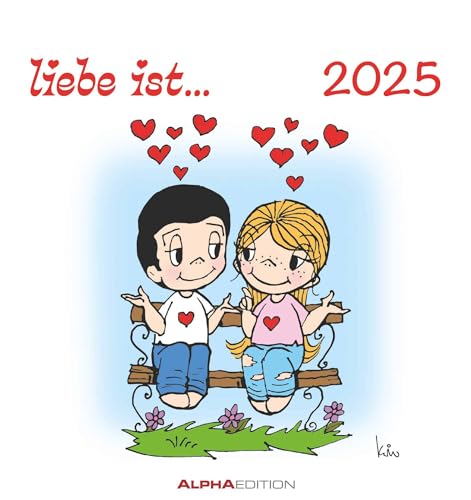 Alpha Edition - liebe ist...- Calendario de postales 2025... - Amazon Espagne à 3.56€
