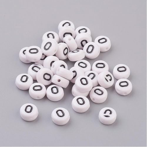 Handicraft Emporium Flache runde Alphabet-Acrylperlen | O |... - Loisirs Créatifs Amazon Allemagne à 3.30€
