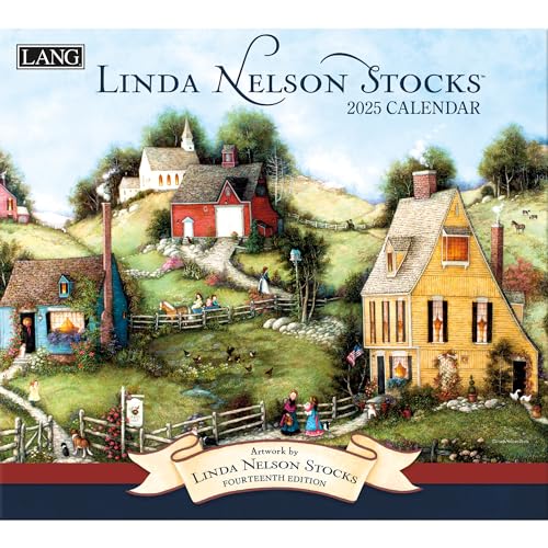 Linda Nelson Stocks 2025 Wall Calendar - Fournitures Bureau en promo à 20.44€