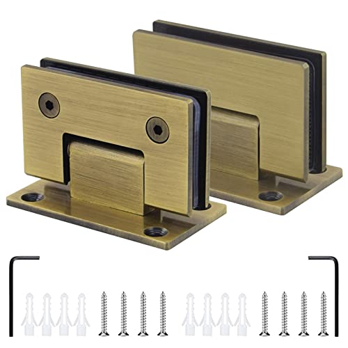 Lot de 2 charnières de porte en verre, charnières de porte... - Bricolage & Outils Amazon France à 39.96€