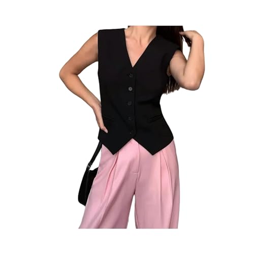 KWTF Chaleco de Mujer Blanco con Cuello en V de un Solo... - High-Tech & Électronique Amazon Espagne à 19.76€