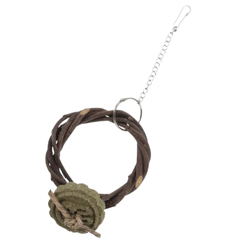 FOMIYES Wooden Rabbit and Guinea Pig Chew Toys Pet Teething... - Jouets & Jeux en promo à 4.79€