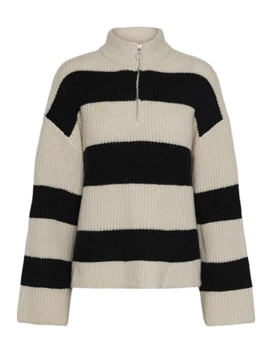 PIECES Pcnalini Ls Half Zip Knit Bc - Mode & Vêtements Amazon Allemagne à 15.80€