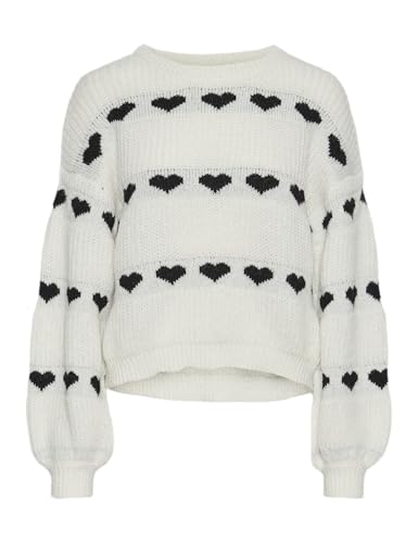 PIECES Pcnove Ls O-Neck Heart Knit Bc - High-Tech & Électronique Amazon Allemagne à 14.78€