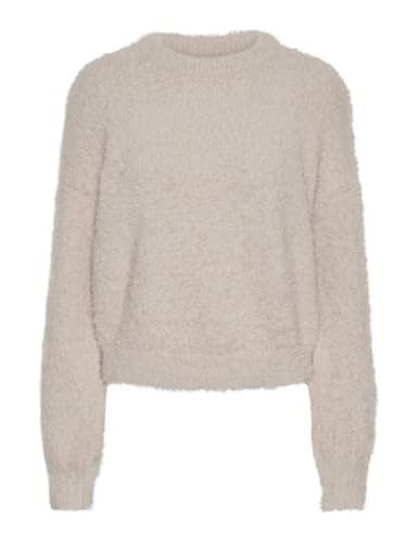 PIECES Pcnairy LS Oneck Knit Bc, Silver Gray, S - Amazon Royaume-Uni à 13.99€