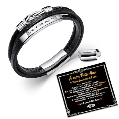 SUNSH Pulsera De Los Hombres, De Acero Inoxidable Nudo... - Bijoux & Montres en promo à 5.99€