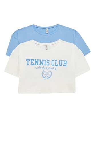 DeFacto B7795A8, Camiseta Camisa Chicas, Blue - Amazon Espagne à 8.43€