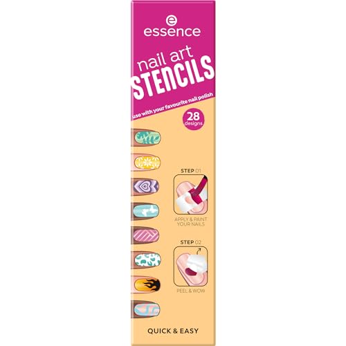Essence - Pochoirs pour Ongles Nail Art Stencils - Beauté & Parfums Amazon France à 1.87€