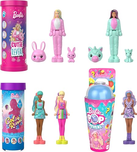 Barbie Mini BarbieLand Reveal-Puppen 5er-Set, ca. 4 cm... - Jouets & Jeux en promo à 6.00€