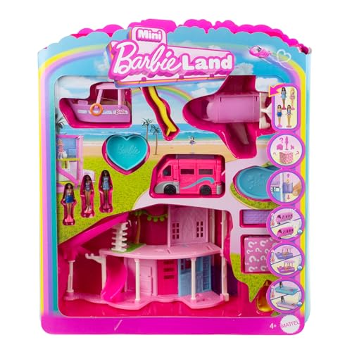Barbie Maison de Rêve Mini-BarbieLand - Coffret avec 3... - Jouets & Jeux Amazon France à 9.99€