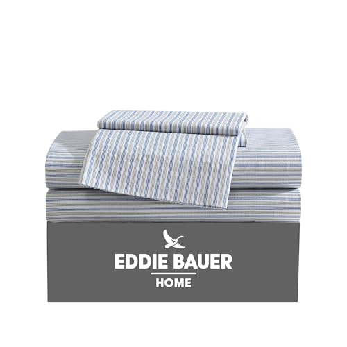 Eddie Bauer - Draps pour Grand lit, Ensemble de literie en... en promo à 48,83€ (-31%) sur Amazon FR