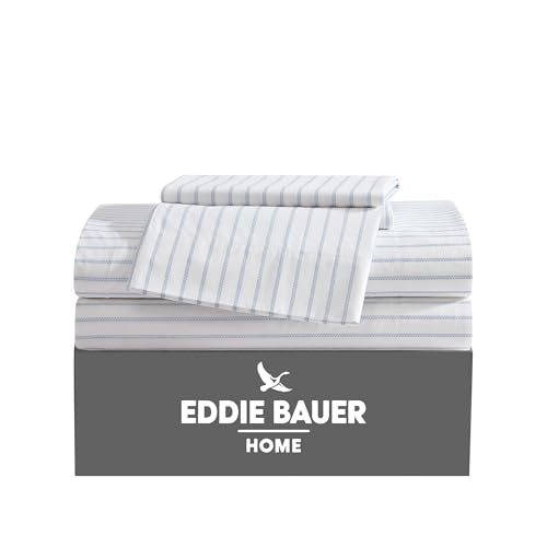Eddie Bauer Bettwäsche-Set für Einzelbett, Baumwollperkal... - Maison & Cuisine en promo à 12.02€
