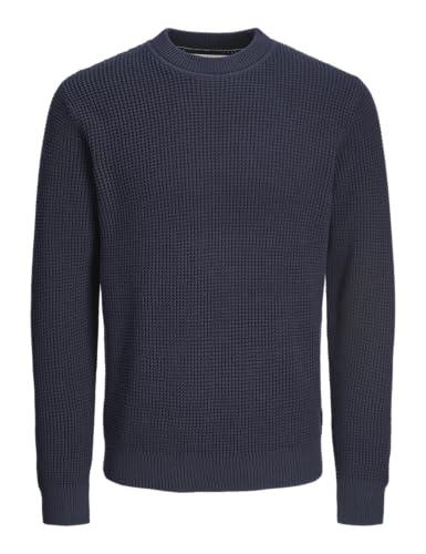 JACK & JONES Jprccviggo Waffle Knit Crew Neck Sn - Mode & Vêtements Amazon Allemagne à 14.72€