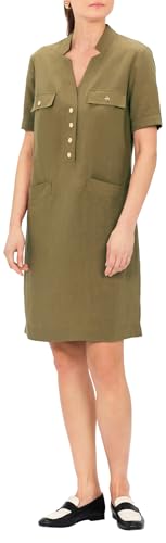Caroll Kurzes Kleid mit kurzen Ärmeln, grün, 42 - Auto & Moto Amazon Allemagne à 44.00€