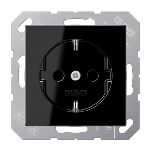 Prise SCHUKO® A noire (référence : JUNG A1521BFSW) - Maison & Cuisine Amazon France à 8.10€