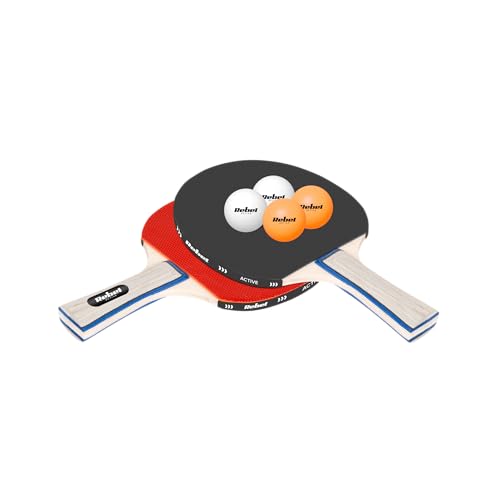 Rebel Juego de Raquetas de Tenis de Mesa 2 Raquetas 4... - Jouets & Jeux Amazon Espagne à 8.76€