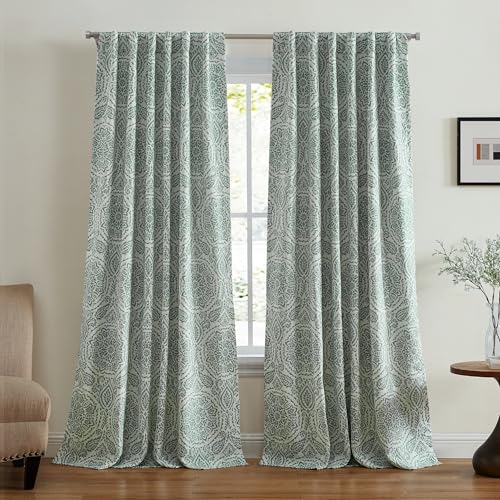 Elrene Home Fashions Giovanni Medallion Block Print... - Maison & Cuisine Amazon Royaume-Uni à 15.69€