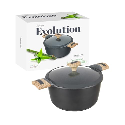 Casseruola 20 cm con coperchio Evolution - Amazon Italie à 24.90€