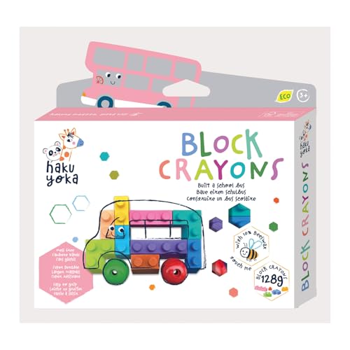 Avenir Haku Yoka - Crayones de bloque de autobús escolar - Auto & Motorcycle Amazon Spain à 10.11€
