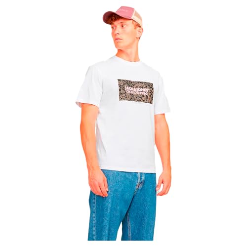 JACK & JONES Jorbushwick Box Tee SS Crew Neck, Bright... - Amazon Royaume-Uni à 5.13€