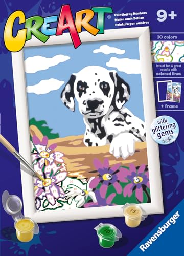 Ravensburger CreArt: Dalmata con fiori – Dipingere con i... - Toys & Games Amazon Italy à 6.50€