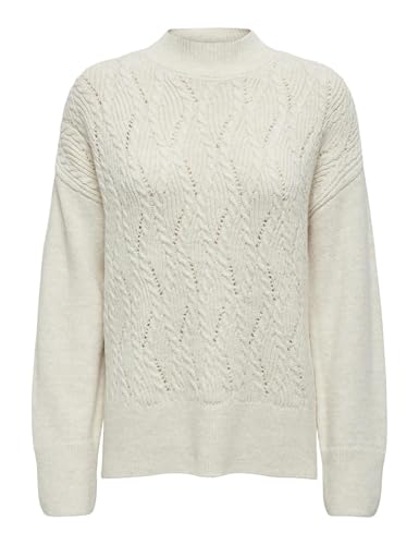 Freya LS High Neck Knt, Bianco e Grigio, S - Mode & Vêtements Amazon Italie à 24.19€