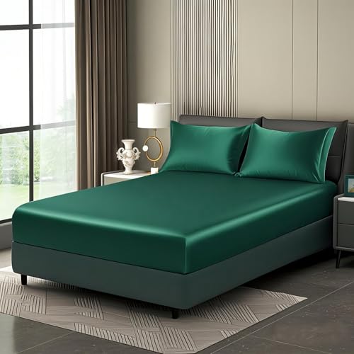 Luowei Drap-housse en satin, pour lit à sommier tapissier... en promo à 15,78€ (-52%) sur Amazon FR