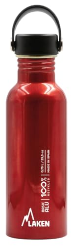 Bot. alu. Basic Alu 0,75 L. Tapón Oasis - Rojo - Sports & Fitness Amazon Allemagne à 4.45€