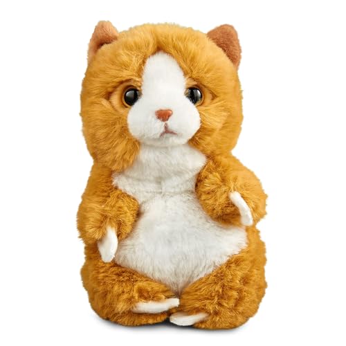 Living Nature Bébé Chaton Roux en Peluche | Chat Moelleux... - Jouets & Jeux Amazon France à 12.78€