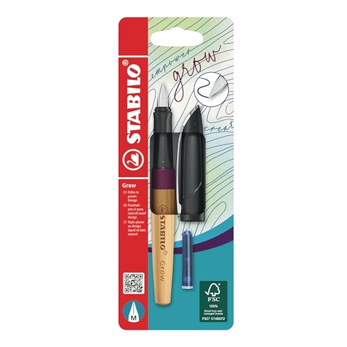STABILO Grow - Climate-Neutral Fountain Pen - Pack of 1... - Auto & Moto Amazon Royaume-Uni à 19.11€