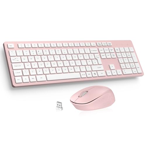 LeadsaiL Wireless Keyboard and Mouse Set, 2.4GHz USB... - High-Tech & Électronique en promo à 14.26€