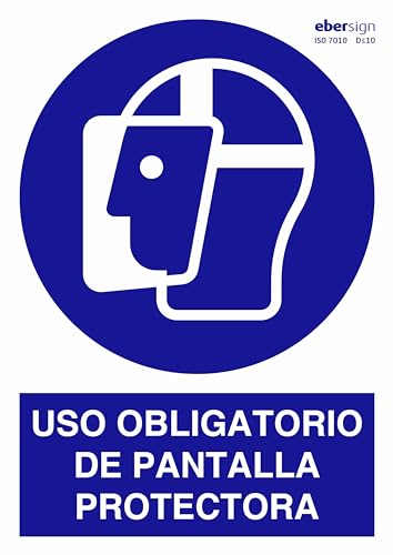 EberSign | Señal de Obligación Uso Obligatorio de Pantalla... - Fournitures Bureau en promo à 1.16€