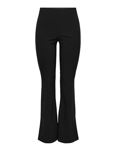 ONLY Onlfiona Flared Slit Pantalon JRS, Noir, XS Femme - Maison & Cuisine en promo à 14.99€