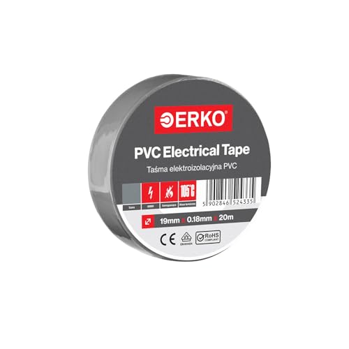 ERKO Nastro Isolante elettrico grigio 19 mm x 20 m PVC Per... - Auto & Moto Amazon Italie à 2.99€