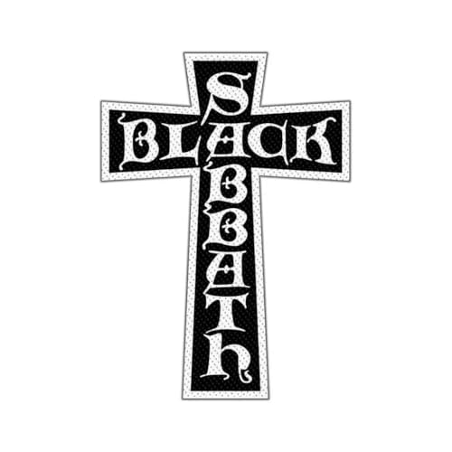 Parche bordado negro # 32 Classic Cross Logo 10 x 7 cm - Loisirs Créatifs Amazon Espagne à 2.34€