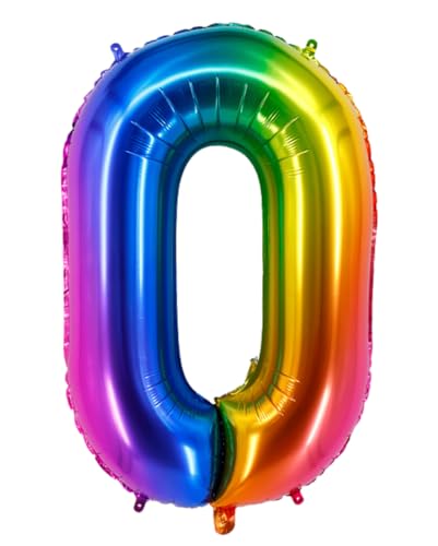 Ballon numéro 0 - Arc-en-ciel 0 - Autocollant - Pour... en promo à 5,71€ (-46%) sur Amazon FR