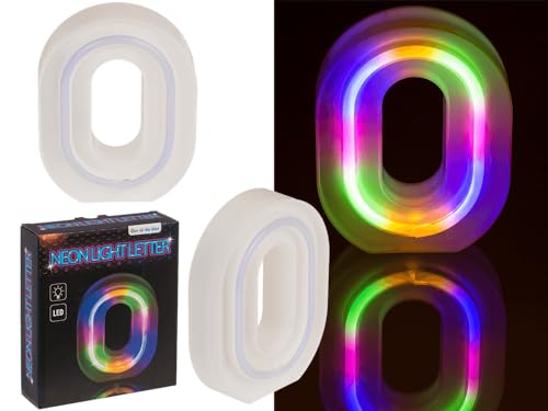 Out of the blue Lettera luminosa al neon O, altezza: 16 cm... - Sports & Fitness Amazon Italy à 5.55€