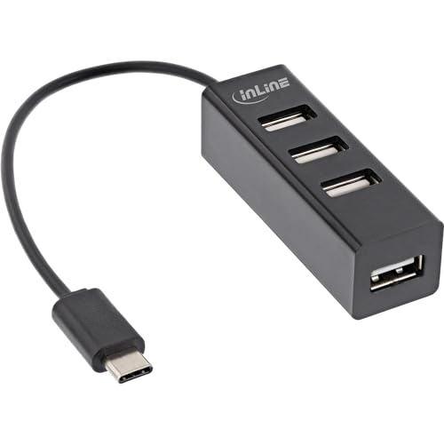 InLine® USB 2.0 4-Port Hub, USB-C Stecker auf 4X USB-A... - High-Tech & Électronique Amazon Allemagne à 6.98€