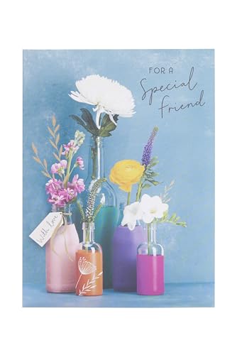 UK Greetings Birthday Card for Her/Friend - Flowers in Vase... - Home & Kitchen Amazon UK à 2.49€