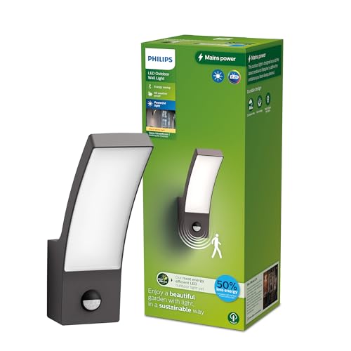 Philips Lighting Splay UltraEfficient Outdoor Wall Light... - Maison & Cuisine Amazon Royaume-Uni à 58.61€