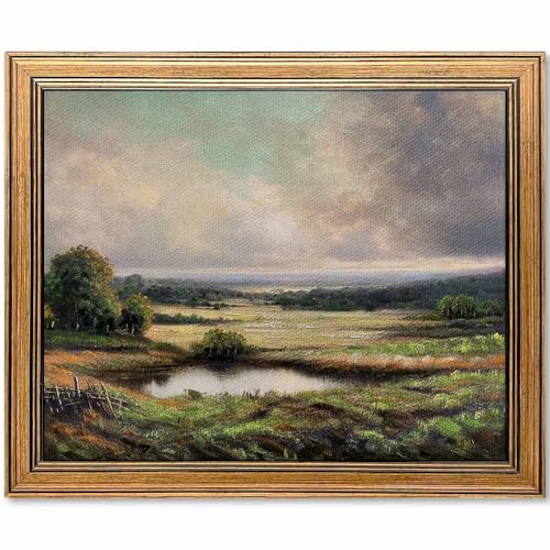 Yeechine Peinture murale vintage avec cadre doré - Paysage... - Maison & Cuisine Amazon France à 17.05€