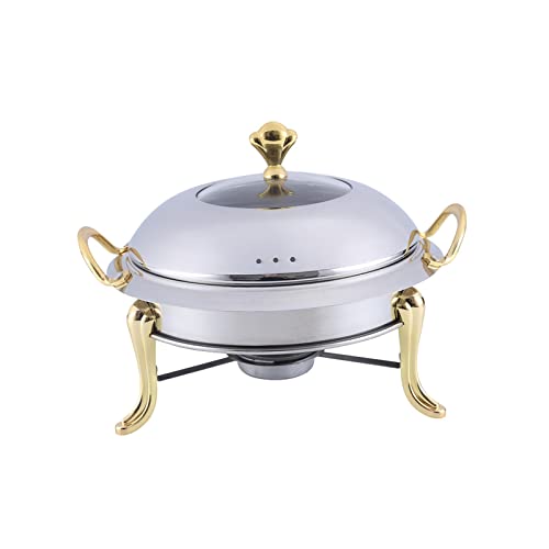 Edelstahl-Chafing Dish Buffet-Set, Festbrennstoffkessel... - Maison & Cuisine Amazon Allemagne à 5.99€
