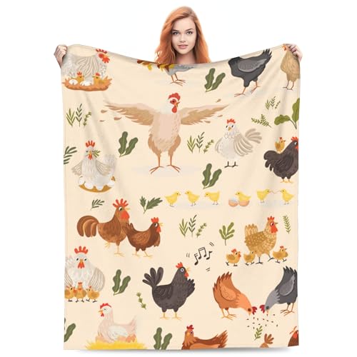 VODRM Chicken Blanket Gifts for Kids Adults Soft Warm... - Maison & Cuisine Amazon Royaume-Uni à 3.00€