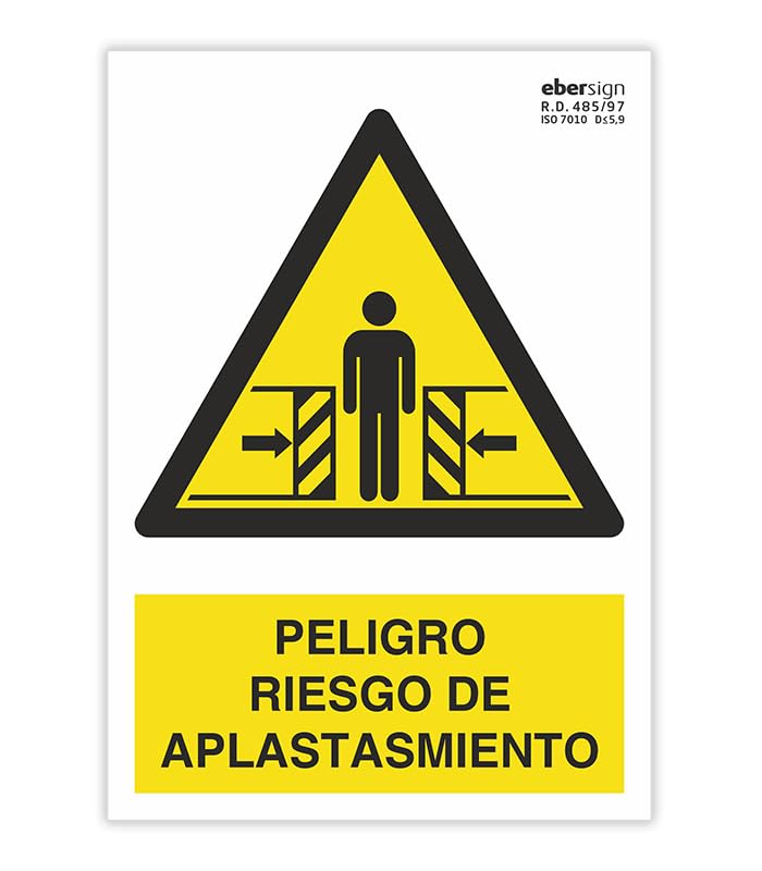 EberSign | Señal de Advertencia "¡Peligro! Riesgo de... - Fournitures Bureau en promo à 0.73€