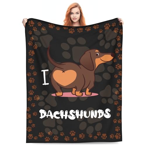 VODRM Dachshund Blanket Gifts for Kids Adults I Love... - Maison & Cuisine Amazon Royaume-Uni à 3.00€