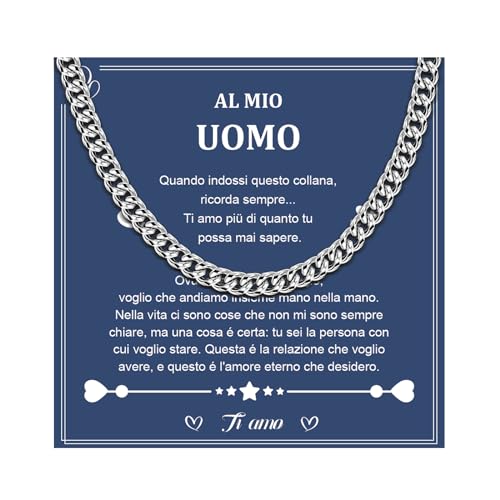 CheersLife Geschenkideen Männer Halskette für ihn verlobt... - Bijoux & Montres en promo à 4.99€